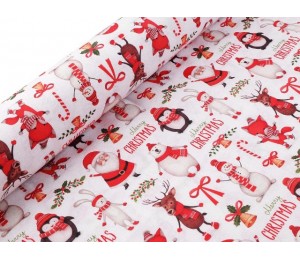 Baumwolle - Weihnachtstiere